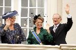 Den Haag 21 september 2004
Prinsjesdag 2004
Prinses Margriet en Pieter v Vollenhoven en Koningin Beatrix