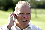 Elst 8 september 2004
Golftournooi voor het goede doel.
Rene v d Kerkhof met gsm
