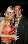 Amsterdam 21 september 2004
Presentatie wijnen Gordon in hotel Blakes.
Estelle Gullit met Ruud Gullit