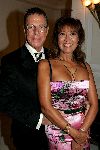 Amsterdam 6 september 2004
Modeshow Frans Molenaar in het Amstel Hotel.
Frans Molenaar en Sandra Reemer
