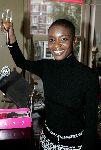 Amsterdam 21 september 2004
Presentatie boek Sylvana Simons met een glaasje champagne