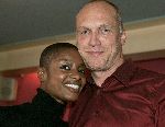 Amsterdam 21 september 2004
Presentatie boek Sylvana Simons.
Sylvana met man