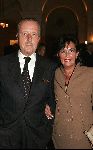 Amsterdam 6 september 2004
Modeshow Frans Molenaar in het Amstel Hotel.
Theo Hiddema met vrouw