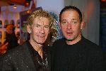 Amsterdam 1 januari 2003
Nieuwjaarsreceptie Staatsloterij in beurs v berlage.
Addy v d Krommenacker met vriend