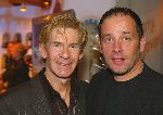 Amsterdam 1 januari 2003
Nieuwjaarsreceptie Staatsloterij in beurs v berlage.
Addy v d Krommenacker met vriend