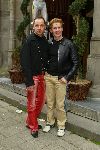 Den Bosch 14 mei   2002
Gaykrant award uitreiking.
Addy v d Krommenacker met vriend
r