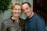 Den Bosch 19 mei 2003
gaynight in de orangerie in den bosch
Addy v d Krommenacker met vriend