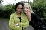 Muiderberg 15 september 2005
Presentatie theaterstuk Turks fruit van Jan Wolkers.
Ellen Evers en Aldith Hunkar