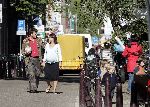 Amsterdam 17 september 2005
Beau v Erven Dorens met zijn vrouw Selly en hun kinderen Bram Thijn en Bobby