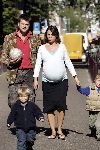 Amsterdam 17 september 2005
Beau v Erven Dorens met zijn vrouw Selly en hun kinderen Bram Thijn en Bobby