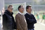 Amsterdam 17 september 2005
Benno Leeser met Yves Gyraths voetballen kijken bij zijn kleinzoon