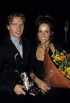 Boudewijn Zenden met zijn inmiddels ex-vriendin