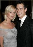 Amsterdam 10 september 2005
Modeshow Mart Visser in het Hilton.
Bridget Maasland met vriend
