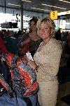 Schiphol 19 september 2005
Caroline Tensen vertrekt naar kilimajaro met Titus Kramer. 
gsm