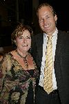 Amsterdam 10 september 2005
Modeshow Mart Visser in het Hilton.
Catherine Keyl met vriend