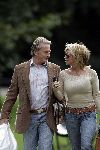 Amsterdam 17 september 2005
Hans Breukhoven en Connie Breukhoven verliefd in het vondelpark