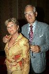 Amsterdam 10 september 2005
Modeshow Mart Visser in het Hilton.
Cor Boonstra met zijn vrouw
