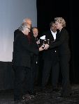 Utrecht 28 september 2005
Openingsavond van het 25e filmfestival met film Leef.
Jos Stelling met Doreen Boonekamp