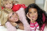Amsterdam 26 september 2005
Estelle Gullit met haar kinderen Maxim en Joelle