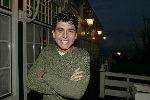 Volendam 29 september 2005
Jan Smit bij hotel spaander