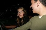 Volendam 29 september 2005
Jan Smit met zijn nieuwe vriendin Anne in zijn auto