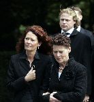 Amsterdam 29 september 2005
Begrafenis Joop Doderer op begraafplaats Zorgvlied.
 Joop doderer   zijn vrouw