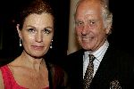 Amsterdam 10 september 2005
Modeshow Mart Visser in het Hilton.
Liz Snoyink met vriend