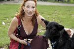 Amsterdam 24 september 2005
Demonstratieloop voor honden los in het vondelpark.
Marianne Mudder met hond