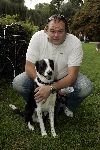 Amsterdam 24 september 2005
Demonstratieloop voor honden los in het vondelpark.
Menno Kohler met hond