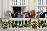 Den Haag 20 september 2005
Prinsjesdag 2005
 Koningin Beatrix Maxima Prins Willem Alexander Prinses laurentien Prins Constantijn Prinses Margriet en Pieter v Vollenhoven (met vinger in gips) op balkon