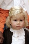 Den Haag 27 september 2005
Prinses Maxima en Prinses Amalia bestellen de eerste kinderpostzegels op paleis noordeinde.