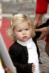 Den Haag 27 september 2005
Prinses Maxima en Prinses Amalia bestellen de eerste kinderpostzegels op paleis noordeinde.