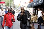 Amsterdam 20 september 2005
Mike Tyson in Amsterdam with dutch boxer Regilio Tuur.