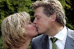 Wassenaar 18 september 2005
Trouwerij Roelof Hemmen en Marjon v Rijn.
kussend