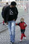 Amsterdam 17 september 2005
Ruud Gullit en Max bij AFC