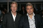 Utrecht 28 september 2005
Openingsavond van het 25e filmfestival met film Leef.
Theodor Holman met Gijs v d Westelaken