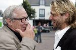 Aarle Rixtel 20 augustus 2005
Trouwen Nienke Romer met Frederik Brom.
Thijs Romer met zijn opa Piet Romer