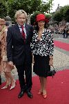 Noordwijk 27 augustus 2005
Trouwen Prins Pieter Christiaan en Anita v Eijk.
Tom Egbers met zijn vrouw Janke Dekker