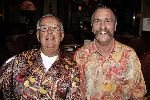 Amsterdam 30 augustus 2005
Presentatie dvd Johnny Jordaan.
Ton Sliedrecht met vriend Barry