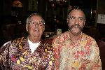 Amsterdam 30 augustus 2005
Presentatie dvd Johnny Jordaan.
Ton Sliedrecht met vriend Barry