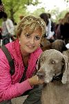 Amsterdam 24 september 2005
Demonstratieloop voor honden los in het vondelpark.
Vera Mann met haar hond