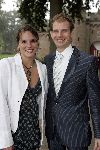 St Oedenrode 23 augustus 2005
Trouwerij Pieter v d Hoogenband en Minoush op kasteel.
Zus Veronique met man Ben