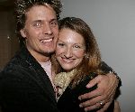 Den Haag 18 september 2005
Premiere Caveman van Winston Post.
Winston met Denise