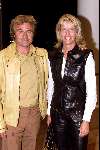 Amsterdam 15 september 2001
Modeshow Mart Visser in het Hilton.
Anky v Grunsven met vriend