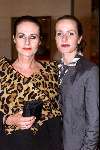 Amsterdam 15 september 2001
Modeshow Mart Visser in het Hilton.
Ans Marcus met dochter Siegried Marcus