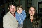 Amsterdam 14 juni 2001
Presentatie van het nieuwe internetbedrijf van Johnny de Mol Jr.
Daniel Boissevain met vrouw en zoontje Robin