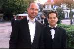 Utrecht 28 september2001
Uitreiking gouden Kalveren tijdens filmdagen.
Dirk Zeelenberg (r)