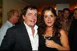 Amsterdam 22 september 2003
Premiere in de wolken
Johnny Kraaykamp jr met vriendin