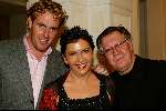Amsterdam 9 mei 2003
Modeshow Frans Molenaar in Amstel hotel.
Brigitte vd Moesdijk en Edwin Smulders en Joop v Tellingen
