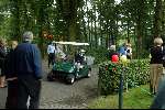 Eindhoven, 7 september 2003 
Junior Smulders in een buggy